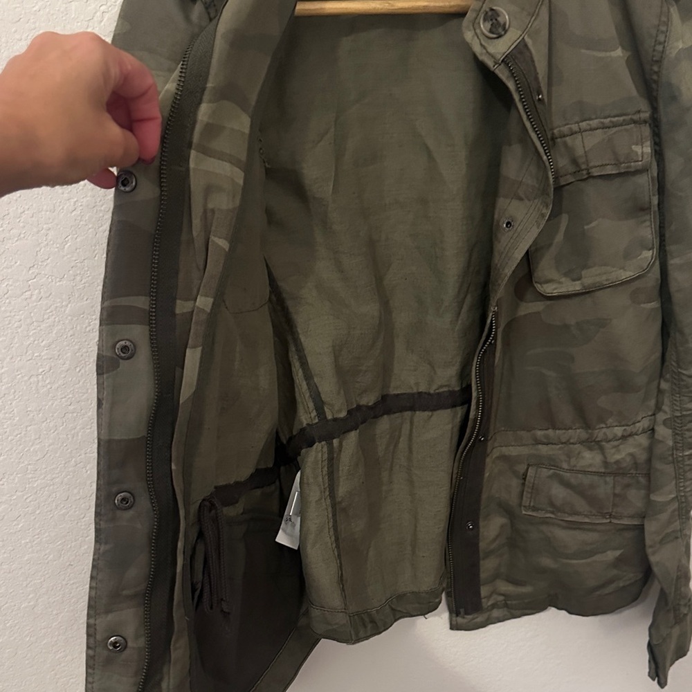LOFT Olive Camo Green Utility S Military Jacket - Picture 6 of 8